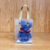 Toalla de Oso de Terciopelo Coral Souvenir Toalla Pequeña Toalla de Regalo Pequeño Oso Regalo Práctico Souvenir de Boda Toalla Bebé
