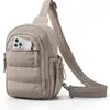 Mochila Transversal de Ombro Casual de Algodão Nova Plissada Transfronteiriça Mochila de Viagem de Mão Mochila de Viagem Leve Impermeável