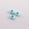 Cuentas de ábaco de colores con agujero grande DIY Aro de agujero mediano Cadena para teléfono móvil Pulsera Anillo colgante Cuerda para el cabello Juguetes para niños Accesorios de joyería