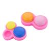 Molde de Silicone para Macaron Tridimensional Sabonete Artesanal Criativo Acessórios para Fabricação de Velas de Aromaterapia Decoração de Sobremesa para Assar
