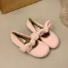 Zapatos de Felpa de Hada con Lazo para Mujer, Calzado de Invierno para Exteriores, Zapatos Suaves de Algodón, Nuevo Estilo 2026, Mocasines Cálidos de Estilo Francés