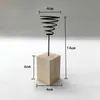 Soporte para Planta de Aire Soporte para Suculentas Base de Soporte para Planta de Aire Gancho para Planta en Maceta Decoración Jardinería Estante de 18 Colgadores