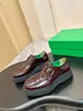 Mocasines BV de Cuero Genuino con Suela Gruesa y Hebilla para Hombre, Zapatos Slip-On de Punta Redonda, Retro Transfronterizo que Aumentan la Altura, Ropa de Trabajo, Zapatos Casuales para Hombre