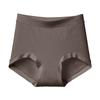 # 6008 # Ropa Interior Femenina Talla Grande Antibacterial con Control de Abdomen Sin Costuras Color Nude Amoniaco, Cómodos y Súper Elásticos Calzones de Seda de Morera que Cubren las Caderas