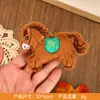 Broche del Año del Caballo, Accesorios de Año Nuevo Peludos y Lindos, Colgante de Pony, Muñeca Pequeña, Figura de Dibujos Animados, Accesorios para Bolsos y Ropa para Mujeres