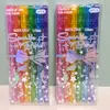 Comercio Exterior Cs-1028 Bolígrafo de Gel Brillante Estudiante DIY Creativo Bolígrafo de Seis Colores con Purpurina Arte Dibujo Póster Bolígrafo para Diario