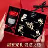 Conjunto de Broches com um Toque de Luxo Leve de Alta Qualidade, Apresentando um Broche Premium de Flor de Camélia, Perfeito como Presente de Dia Nacional para Mulheres