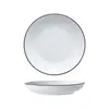 Juego de Platos Cuenco de Cerámica Juego de Vajilla de Cerámica de Jingdezhen Combinación de Cuenco y Plato Blanco Puro Simple Vajilla para el Hogar Cuenco