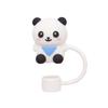 Tapa para popote de vaso Stanley animal de dibujos animados 3D tapa para popote de silicona tapón antipolvo de rana 10 mm