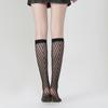 Calcetines de pantorrilla de color sólido para mujer de seda anti-enganche calcetines de tubo de diamante ins calcetines finos de presión para piernas calcetines jk al por mayor 5002