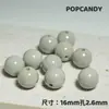 Grãos de Gelatina Multi-Color com Furo Reto de 16mm Contas Artesanais DIY Acessórios de Contas Soltas Corrente para Celular Chaveiro para Carro Brincos Joias
