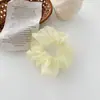 Simple Súper Hada Suave para Mujer Adulta Cuerda para el Cabello Estilo Japonés Estilo Mori Cuerda de Hada para el Cabello ins Estilo Francés Niña Chifón Anillo de Lazo Grande