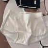 Bóxers de estilo deportivo con bloques de color para niñas, algodón jacquard clase A, tiro medio, talla grande, entrepierna 10A de algodón puro antibacteriano