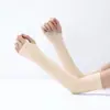 Mangas de Hielo Protectoras del Sol, Mangas de Hielo de Color Sólido para Hombres y Mujeres, Mangas de Seda de Hielo para Deportes al Aire Libre, Mangas Protectoras para Brazos, Mangas de Hielo con Logo Personalizado