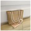 Bolso Tejido de Paja Bolso de Mujer Verano Fresco 2025 Nuevo Versátil Bolso Tejido Bolso de Hombro Bolso de Playa Bolso de Mano