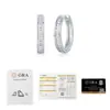 Pendientes de Moda Ins de Nicho Europeos y Americanos Plata de Ley 925 Pendientes Libres de Color Moissanita Pendientes Transfronterizos de Lujo Ligero de Alta Gama