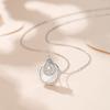 Colar de Estrela de Oito Pontas em Prata Esterlina S925 para Mulheres, Design Exclusivo com Madrepérola Rosa Natural e Zircônia, Corrente para Clavícula, em Estoque para Dropshipping