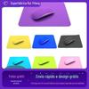 Home Office tapete de mesa de silicone colorido lavável moda criativa computador antiderrapante silicone mouse pad fábrica