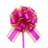 Nuevo Modelo Transfronterizo 30 # 50 # 70 # Chapado en Oro Cepillado Flor de Bola 3D Cinta para Envolver Regalos de Navidad