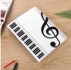 Pasta de Partituras Musicales Transparente A4 para Estudante Pasta de Músicas de Folhas Soltas Papel de Pauta Livro de Músicas Pasta de Partituras de Piano Pasta de Documentos de 80 Páginas