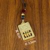 Llavero de Latón Chapado en Oro Colgante para Bolso Regalo Diario Creativo DIY Colgante para Bolso Artesanías