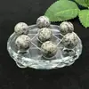 Placa de matriz de siete estrellas de bola de cristal de piedra natural transfronteriza adornos de feng shui logo de mineral de piedra original pulido adornos para el hogar sala de estar porche