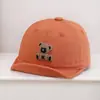 Chapéu de Pato Desenho Animado Menina Chapéu de Sol Brincalhão Urso em Pé para Criança Pequena Novo Chapéu de Aba Macia para Bebê Europeu e Americano