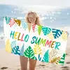 Toalla de Playa Transfronteriza Personalizada con Patrón Impreso Digitalmente Toalla de Baño Esterilla de Playa para Nadar Toalla de Regalo Toalla de Baño de Playa Venta al por Mayor