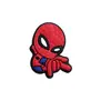 Zapatos de agujero de pegamento suave de PVC de Spiderman de dibujos animados flor de zapato hebilla de zapato accesorios para zapatos hebilla decorativa accesorios para zapatos diy venta al por mayor transfronteriza