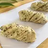 Panecillos de Harina Integral Pura Mcgee Sin Sacarina, Panecillos de Trigo Integral Multigrano Centeno Hechos a Mano Sésamo Negro Aceite de Sésamo Sal y Pimienta 600g