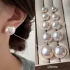 Pendientes de Perla Rosa de Alta Calidad con un Diseño de Nicho de Alta Gama, Lujo Ligero, Estilo Versátil y Popular, Pendientes y Accesorios para Orejas al por Mayor