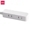 Deli Lx4004(1.8) Mini Regleta con 4 Juegos de Tomas de 2 Clavijas 0.98m Uso en Viaje Nueva Regleta de Alimentación Estándar Nacional Venta al por Mayor