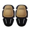 Set de Protección Táctica para Rodillas y Codos G3 Material de Goma Espuma Eva Protector Exterior Velcro Caqui Negro