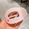 Nuevo Pinza para el Cabello de Lujo con Forma de Concha para la Parte Posterior de la Cabeza, Pinza Curva Grande de Acetato con Abalón para Cabello Grueso