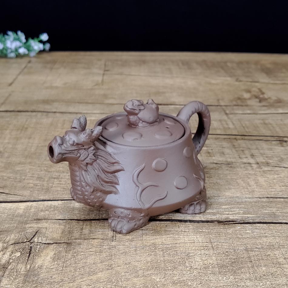 无釉小龟龙壶180毫升