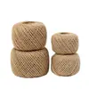 Comercio Exterior Hecho a Mano DIY Cuerda de Cáñamo Trenzada Esférica Natural Retro Cuerda de Yute Empaque Atado Etiqueta de Cuerda Línea de Venta al por Mayor