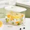 Cubo para Jugos Cubo para Té de Leche con Grifo para Vendedores Ambulantes Comercial Gran Capacidad Cubo para Bebidas Jugo de Ciruela Limón Agua Fría Hervidor de Agua Helada