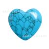 Joyería de comercio exterior adornos de cristal natural piedra con forma de corazón de 20 mm color gema de amor adornos Artesanía de cristal