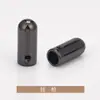 Redondo Cordão Sino de Metal Tubo Reto Fivela Terminal de Cordão Liga de Zinco Eletrogalvanizado Fivela Terminal de Cordão de Calça Acessórios de Vestuário Jinda