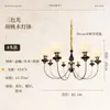 Lámpara de araña retro francesa de mediados de la antigüedad lámpara principal para dormitorio sala de estar nueva lámpara china americana estudio restaurante lámparas de cobre Zhongshan