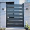 Barandilla de Guardia de Listones Horizontales de Aleación de Aluminio Minimalista Moderna, Valla para Jardín y Patio, Barandilla Artística de Aluminio a Prueba de Óxido y Corrosión