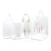 Fabricante Bolsita de Mano Pp Esmerilada Bolsa de Regalo de Plástico Pp Bolsa de Regalo Bolsa de Regalo de Boda Empaque de Alimentos Se Puede Personalizar