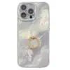 Capa de Celular com Furo Fino Galvanizado e Argola IMD Adequada para Apple 16Promax Película da Lente 15 Pena 14 Pregas 13