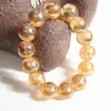 Pulsera pequeña de joyería de Guangdong con piedra blanca de circonita, cuentas de Buda de 14 mm unisex, pulsera de gran puesto de venta caliente