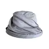 Sombrero de Cubo Plegado Ligero tipo Seda para Mujer Verano Delgado Tela Protectora Solar Sombrero de Color Sólido Sombrero de Cuenca Rizado Sombrero de Sol Tendencia