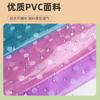 Delantal impermeable de media cintura de PVC a prueba de aceite acuático, extra grande, para lavabo, ropa de trabajo de cocina para hombres y mujeres, delantal de cuero suave.