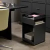 Mesa lateral de sofá estilo nórdico para uso doméstico, mesita de noche popular para dormitorio, gabinete lateral de almacenamiento con carrito móvil, gabinete de almacenamiento multifuncional