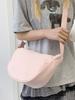 Estilo Coreano Simples e Fresco Versátil Bolsa de Dumpling Doce e Cool Menina Energética Bolsa Pequena de Ombro Cruzado de Alto Valor