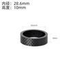 Arandela de Pipa para Bicicleta de Montaña Fibra de Carbono Bicicleta de Carretera Horquilla Dirección Espaciador de Pipa 28.6mm Anillo Arandela Delantera