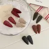 Presilha de bico de pato de moda com bolinhas estilo japonês, simples e natural estilo ins, com atmosfera de alta qualidade, estilo de senhora elegante, presilha para franja do dia a dia